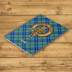 Carnet Clan Keith Crest sur Tartan