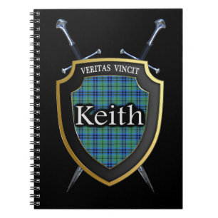 Carnet Clan Keith Tartan Shield & Swords
