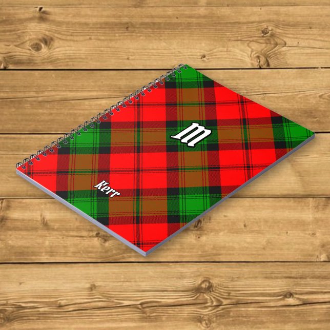 Carnet Clan Kerr Tartan (Créateur téléchargé)