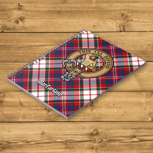 Carnet Clan MacFarlane Crest sur le tatan de robe