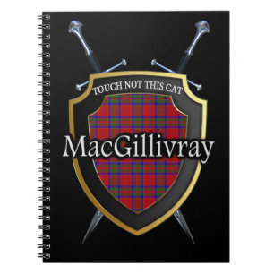 Carnet Clan MacGillivray Tartan Shield & Swords