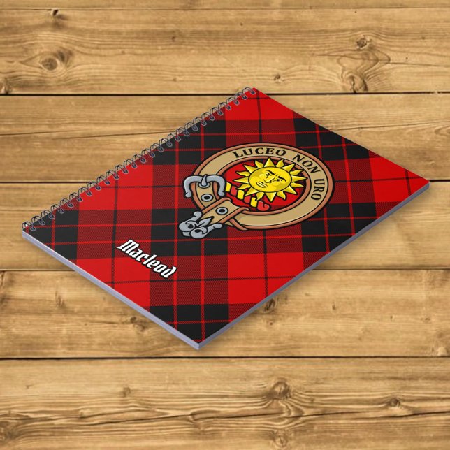 Carnet Clan MacLeod de Raasay Crest sur Tartan (Créateur téléchargé)