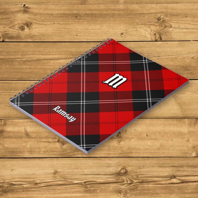 Carnet Clan Ramsay Red Tartan (Créateur téléchargé)