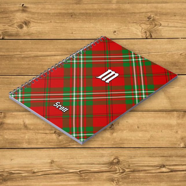 Carnet Clan Scott Red Tartan (Créateur téléchargé)