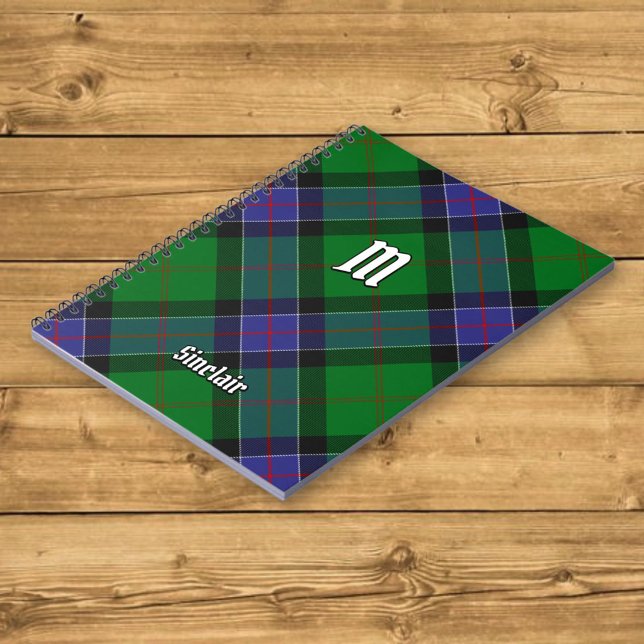 Carnet Clan Sinclair Chasse Tartan (Créateur téléchargé)