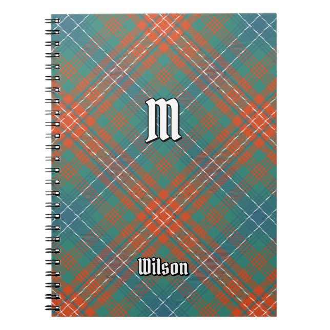 Carnet Clan Wilson Ancienne Tartan (Devant)