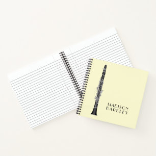 Carnet Clarinet Music Teacher Band Musicien