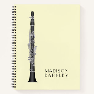 Carnet Clarinet Music Teacher Band Musicien