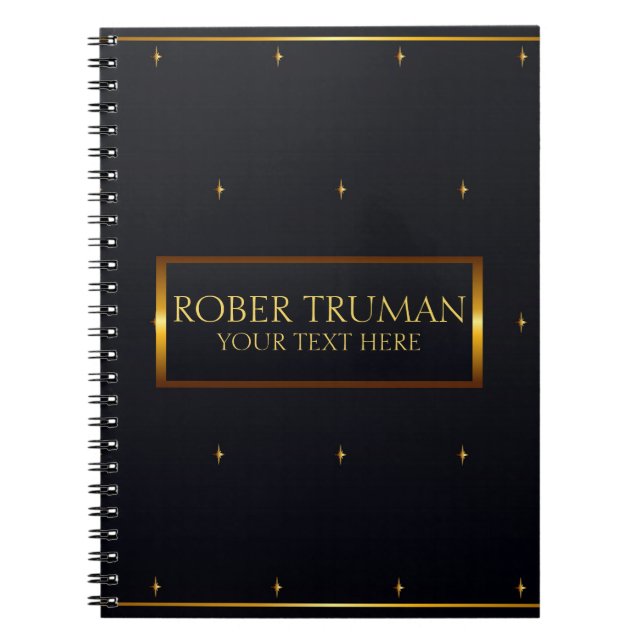 Carnet Classé Royal Dark Blue Gold (Devant)