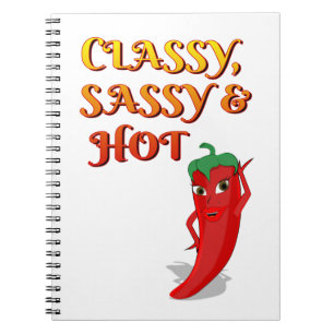 Carnet Classé Sassy Et Hot Pepper Diva