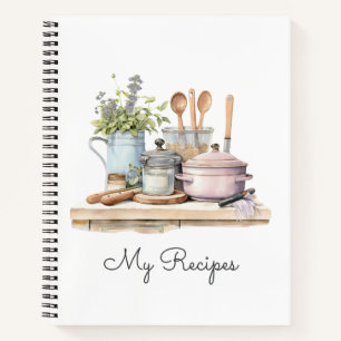 Carnet Classeur à anneaux 3 pour Recettes Personnalisées