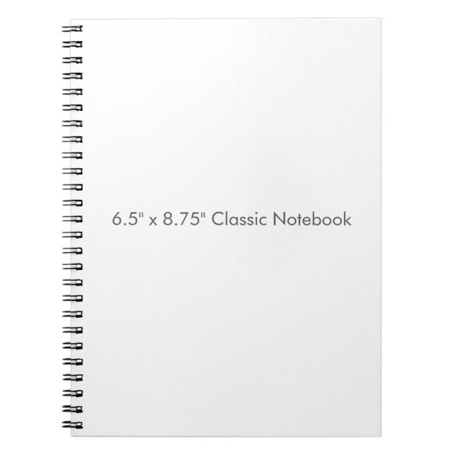 Carnet Classique 16,5 x 22,2 cm (Devant)