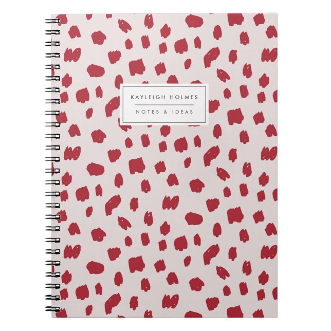 Carnet classique de Dalmatie rouge (Devant)