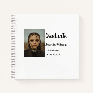 Carnet Classique diplôme ajouter photo nom classe année é
