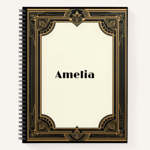 Carnet Classique Or sur Noir