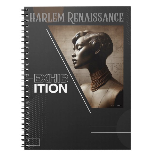Carnet Classique Sophistiqué Renaissance de Harlem en jeu (Devant)