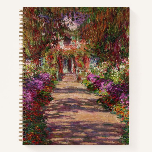 Carnet Claude Monet | A Pathway à Monet's Garden (Devant)