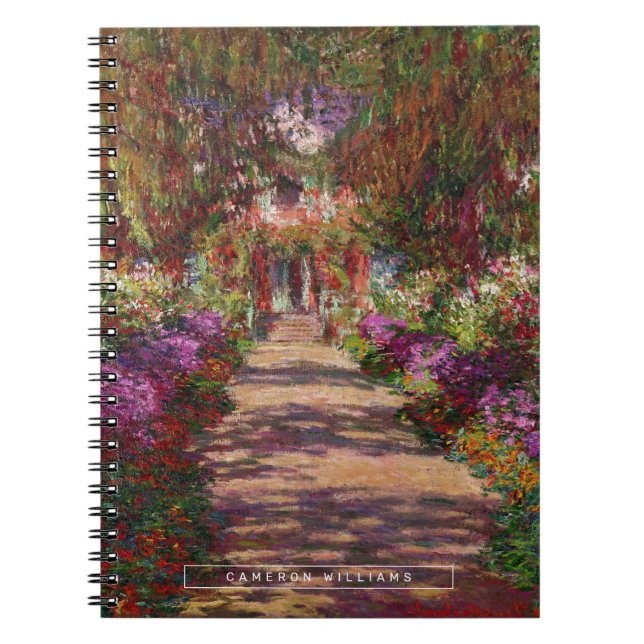 Carnet Claude Monet | A Pathway in Monet's Garden (Devant)