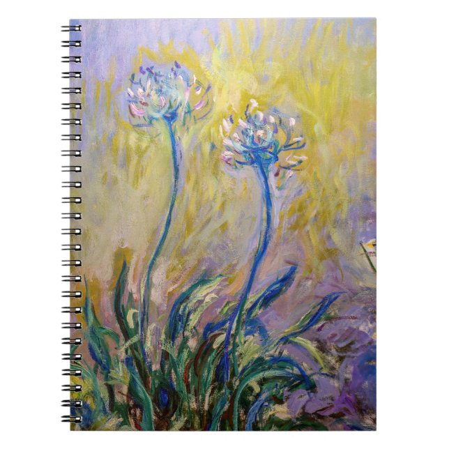 Carnet Claude Monet - Agapanthus (Devant)