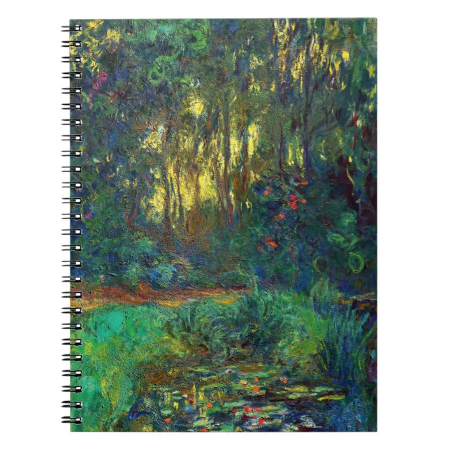 Carnet Claude Monet - Coin d'un étang avec des Nénuphars (Devant)