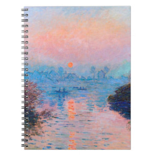 Carnet Claude Monet - Coucher Du Soleil Sur La Seine