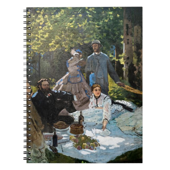 Carnet Claude Monet - Déjeuner sur l'herbe, panneau droit (Devant)