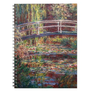 Carnet Claude Monet - Eau Lily étang, Harmonie rose