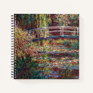 Carnet Claude Monet - Eau Lily étang, Harmonie rose