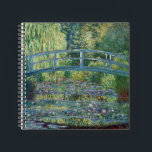 Carnet Claude Monet - Eau Lily étang, Harmonie verte<br><div class="desc">Etang Lily,  Harmonie Verte / Le Bassin aux Nympheas,  Harmonie Verte par Claude Monet en 1899</div>