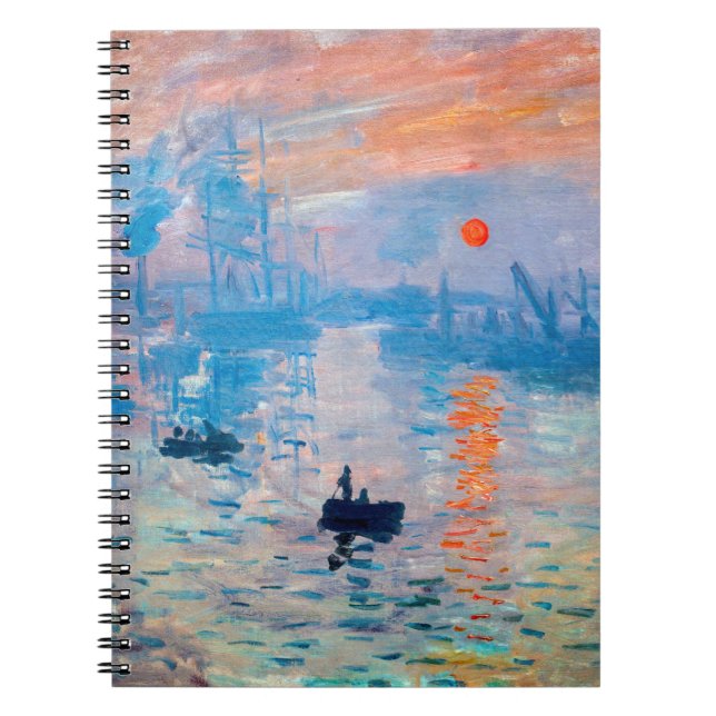 Carnet Claude Monet - Impression, lever de soleil (Devant)