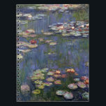 Carnet Claude Monet Impressionniste L'Eau Lillies Peintur<br><div class="desc">Peinture de paysage impressionniste par Claude Monet - Chefs-d'oeuvre classiques - Claude Monet Nature Painting Series - Claude Monet Impressionniste Lillies d'eau Peinture</div>