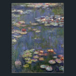 Carnet Claude Monet Impressionniste L'Eau Lillies Peintur<br><div class="desc">Peinture de paysage impressionniste par Claude Monet - Chefs-d'oeuvre classiques - Claude Monet Nature Painting Series - Claude Monet Impressionniste Lillies d'eau Peinture</div>
