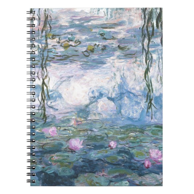 Carnet Claude Monet Impressionniste L'Eau Lillies Peintur (Devant)