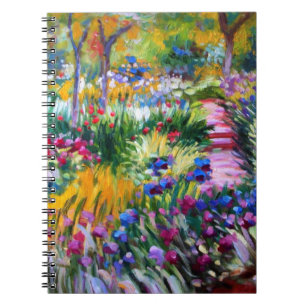Carnet Claude Monet : Jardin d'iris par Giverny