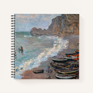 Carnet Claude Monet - La Plage à Etretat