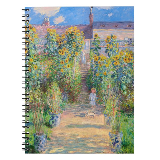 Carnet Claude Monet - Le jardin de l'artiste à Vetheuil (Devant)