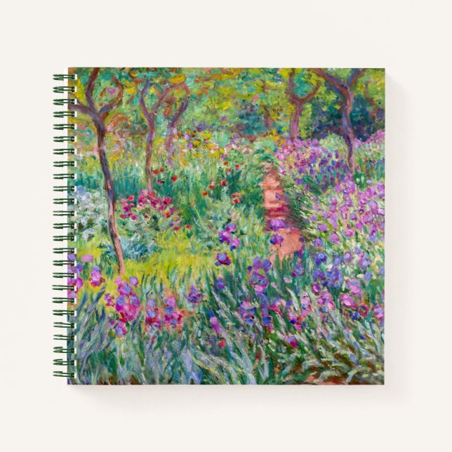 Carnet Claude Monet - Le jardin d'Iris à Giverny (Devant)