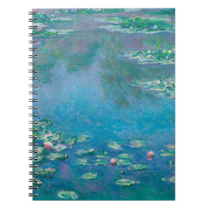 Carnet Claude Monet. L'Eau Est Nichée. Impressionnisme fr