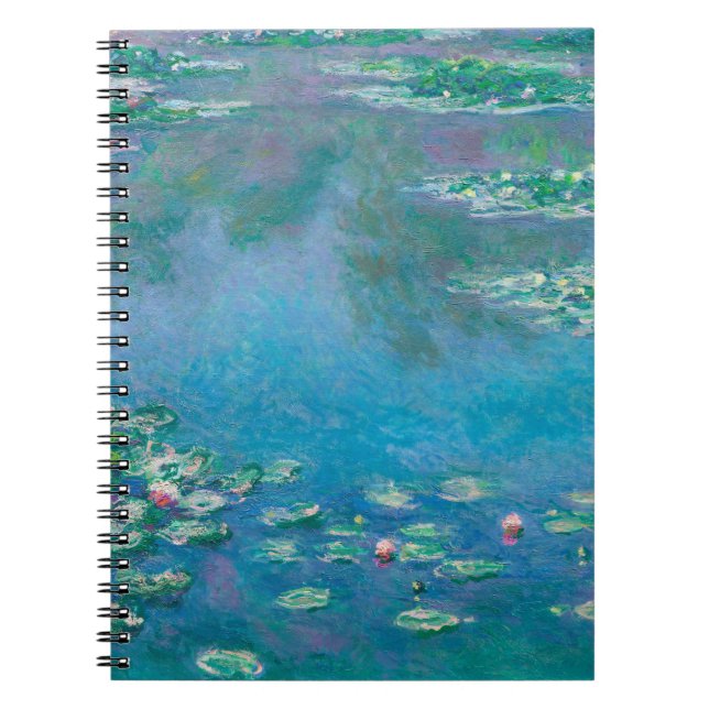 Carnet Claude Monet. L'Eau Est Nichée. Impressionnisme fr (Devant)