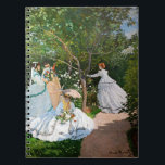 Carnet Claude Monet - Les femmes dans le jardin<br><div class="desc">Femmes dans le jardin / Femmes au jardin - Claude Monet,  Huile sur toile,  1866</div>