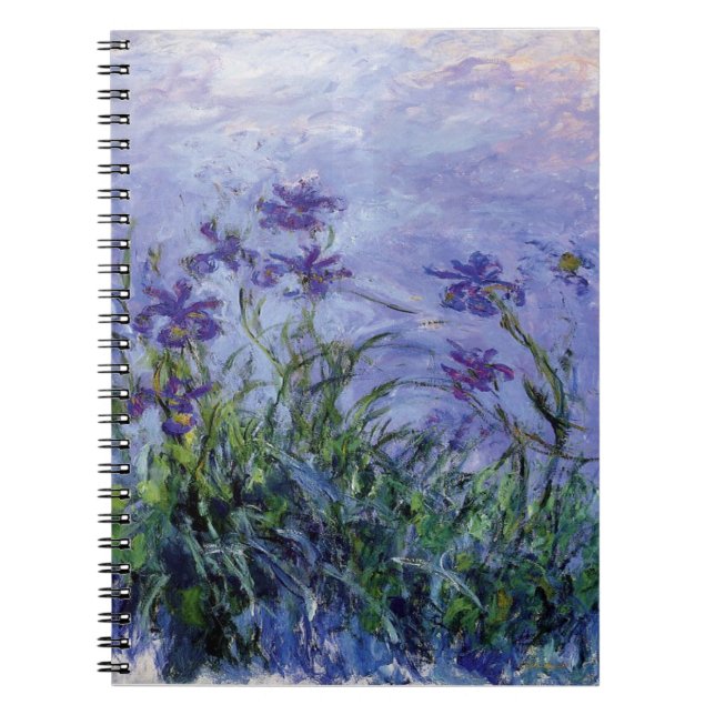Carnet Claude Monet Lila Irises (Devant)