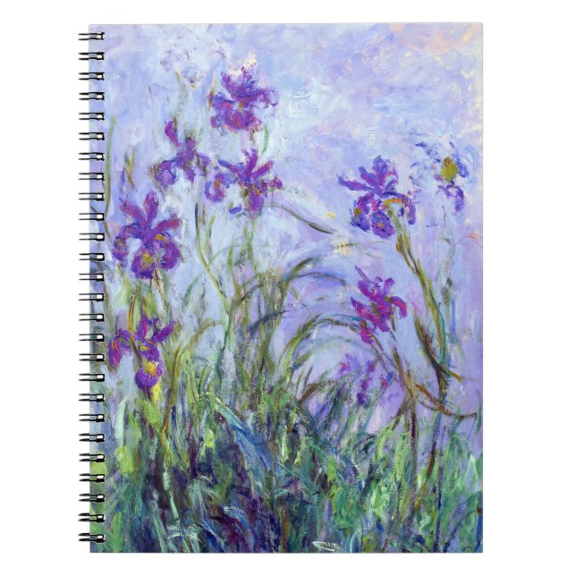 Carnet Claude Monet - Lilac Irises / Iris Mauves (Devant)