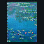 Carnet Claude Monet - Lilies d'eau 1906<br><div class="desc">Claude Monet - Water Lilies 1906. La célèbre peinture artistique.</div>