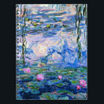 Carnet Claude Monet - Lys à eau, 1919<br><div class="desc">Claude Monet célèbre peinture de Water Lilies,  1919.</div>