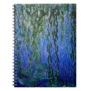 Carnet Claude Monet - Lys d'eau avec saule plumant