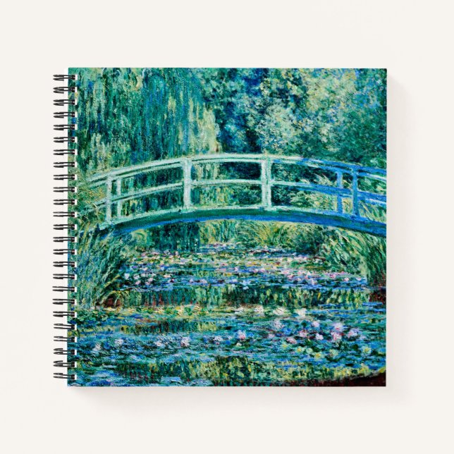 Carnet Claude Monet - Nappes D'Eau Et Pont Japonais (Devant)