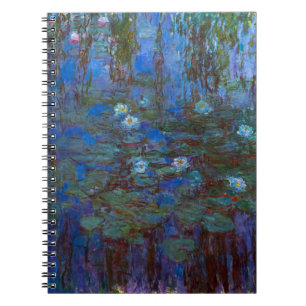 Carnet Claude Monet - Nymphéas bleus