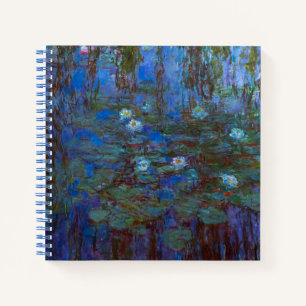 Carnet Claude Monet - Nymphéas bleus