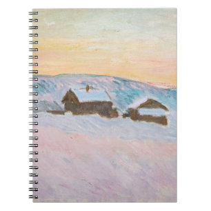 Carnet Claude Monet - Paysage norvégien, Maisons bleues