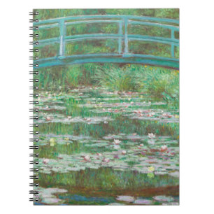 Carnet Claude Monet pont de football japonais. Impression